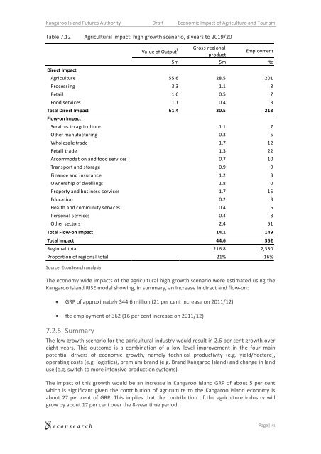 Kingscote Airport Business Case Appendices - Kangaroo Island ...