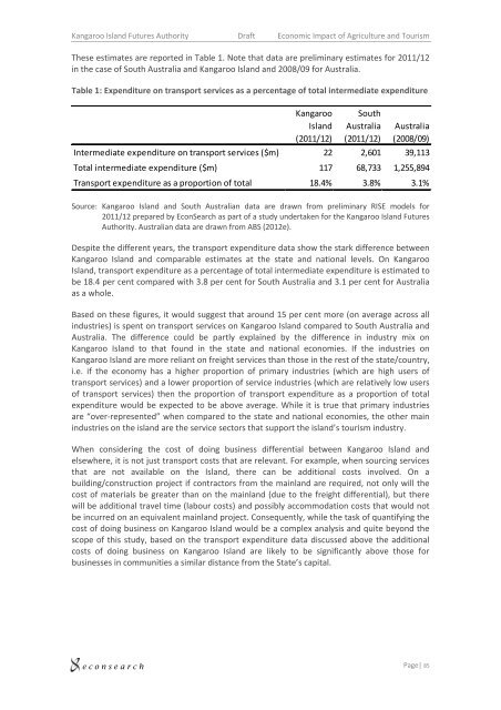 Kingscote Airport Business Case Appendices - Kangaroo Island ...