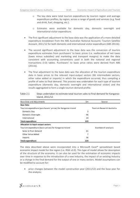 Kingscote Airport Business Case Appendices - Kangaroo Island ...