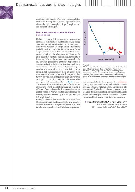 La nanoélectronique ne peut être que quantique - CEA