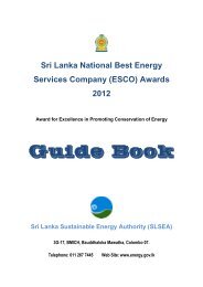 Guide Book – Sri Lanka National Energy Efficiency Award