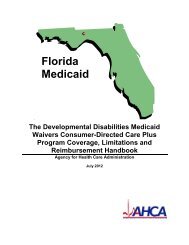 The Developmental Disabilities Medicaid Waivers Consumer ...