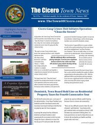 Click here to view the Cicero Town News - The Town of Cicero