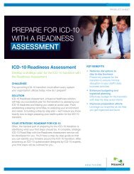 PREPARE FOR ICD-10 WITH A READINESS ASSESSMENT - Nuance