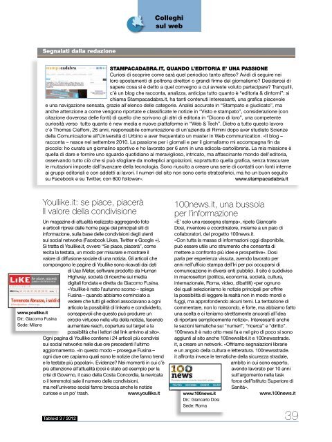 New Tabloid n°3 - Ordine dei Giornalisti