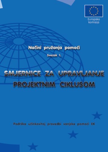 Smjernice za upravljanje projektnim ciklusom - Ministarstvo ...