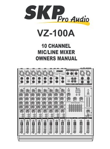 Manual VZ-100 - 01 English.ai - SKP Pro Audio