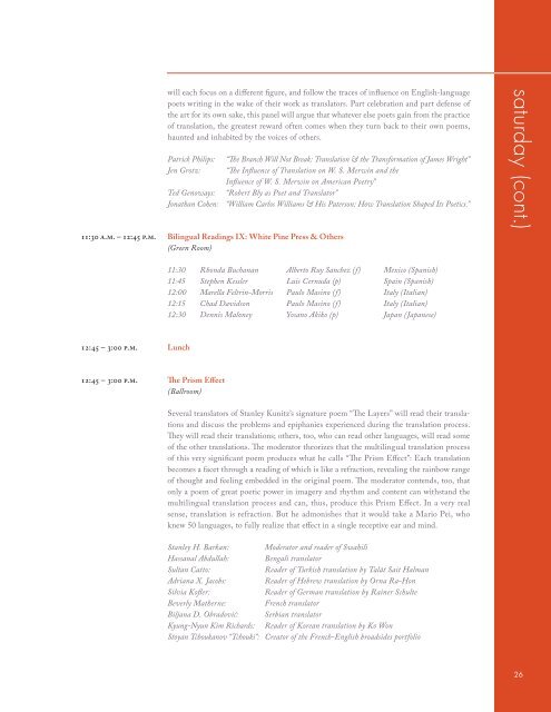 2012 Conference Program - The University of Texas at Dallas