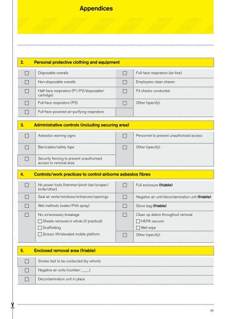 Removing asbestos in workplaces - Compliance ... - WorkSafe Victoria