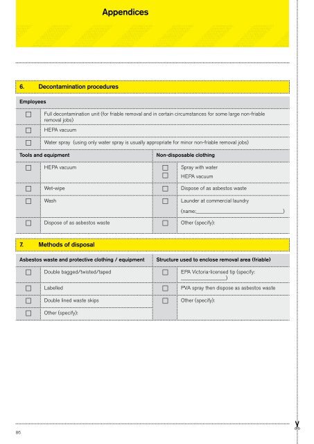 Removing asbestos in workplaces - Compliance ... - WorkSafe Victoria