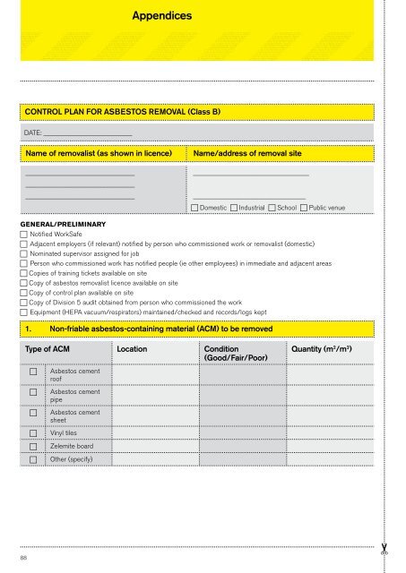 Removing asbestos in workplaces - Compliance ... - WorkSafe Victoria