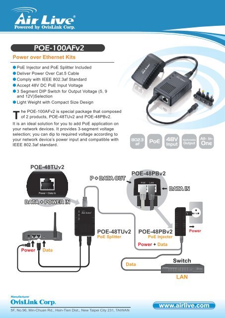 POE-100AFv2 - AirLive