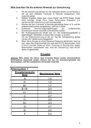 1 Ecuador Notensystem 1 Ecuadorianische Note ... - BWL