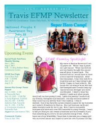 Travis EFMP Newsletter - Airman & Family Readiness Center, Travis ...