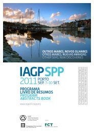 programa livro de resumos program abstracts book - IAGP
