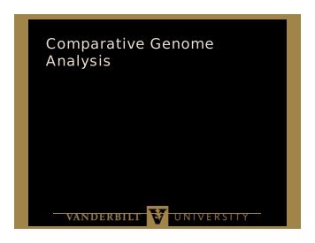 Comparative Genome Analysis