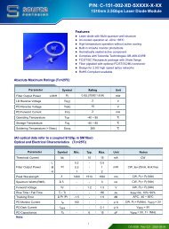 P/N: C-151-002-XD-SXXXX-X-XX - Source Photonics