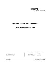 Banner Finance Conversion And Interfaces Guide
