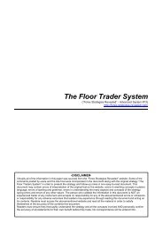 The Floor Trader System - Forex Strategies Revealed