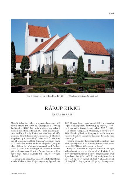 RÃ¥RuP KIRKE - Danmarks Kirker - Nationalmuseet