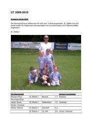 U7 2009-2010 - TUS St. Stefan im Rosental