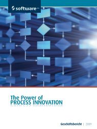 The Power of Process innovaTion The Power of ... - Software AG