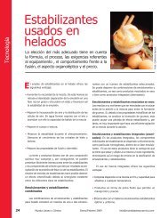 Estabilizantes usados en helados - AlimentariaOnline