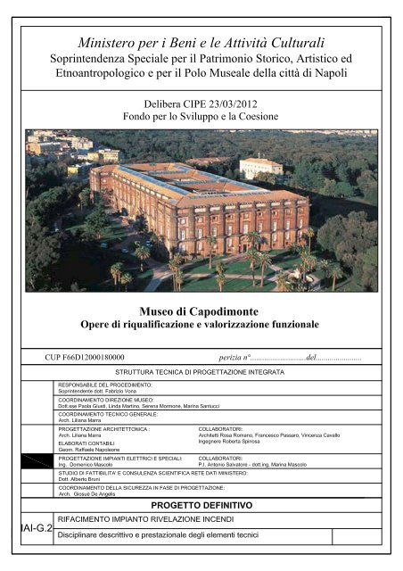 Disciplinare Descrittivo E Prestazionale Degli Elementi Tecnici