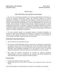 Plan du cours complet ECN-1040 - Département d'économique ...