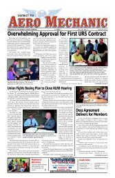 Overwhelming Approval for First URS Contract - IAM District 751