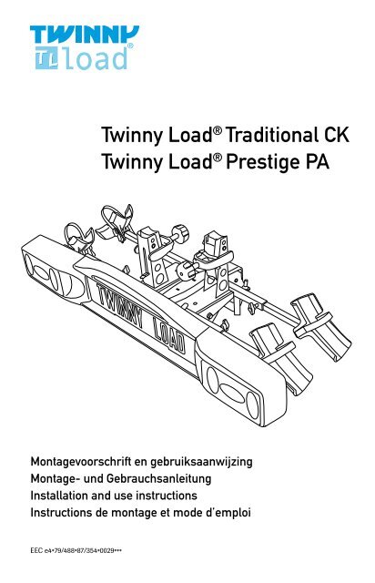Mode d'emploi Traditional CK - TwinnyLoad
