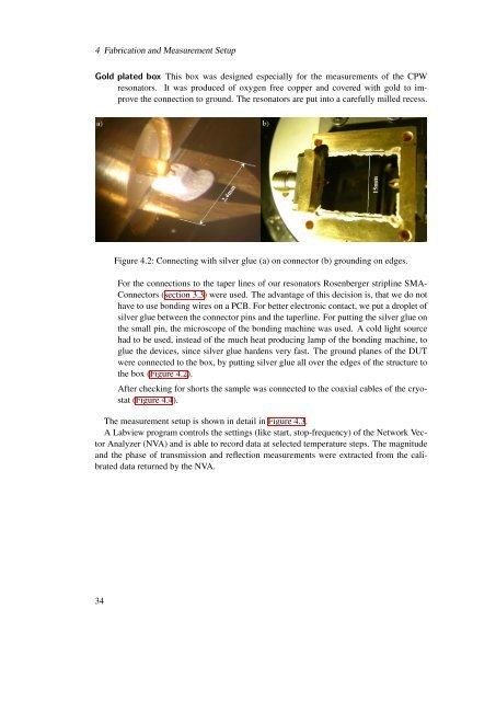 Design, Fabrication and Characterization of a Microwave Resonator ...