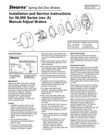 Manual Adjust Brakes - A2ZInventory.com