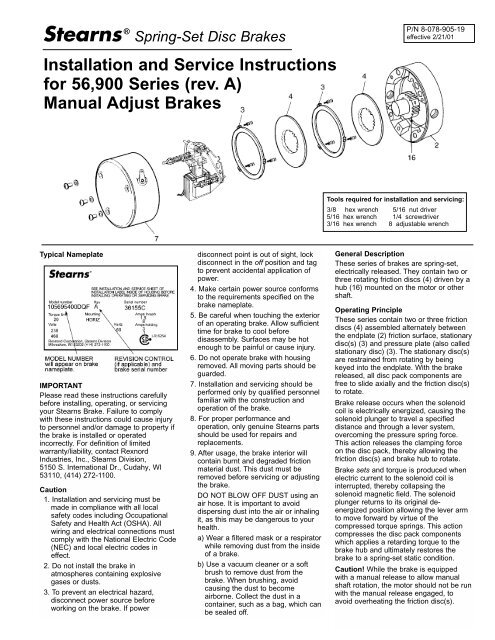 Stearns spring sale set disc brakes