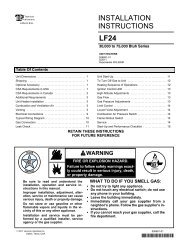 LF24 Unit Heater (30-75) Installation Instructions - Allied Commercial