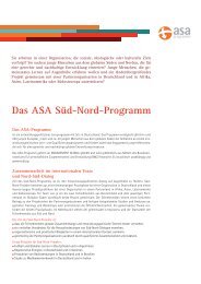 Fact Sheet fÃ¼r Partnerorganisation - ASA-Programm
