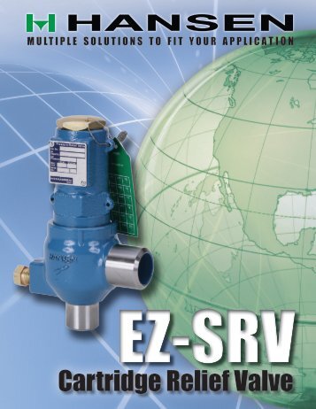 EZ-SRV Cartridge Relief Valves