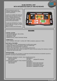 slim-control unit with integrated display and keyboard - 3b6.it