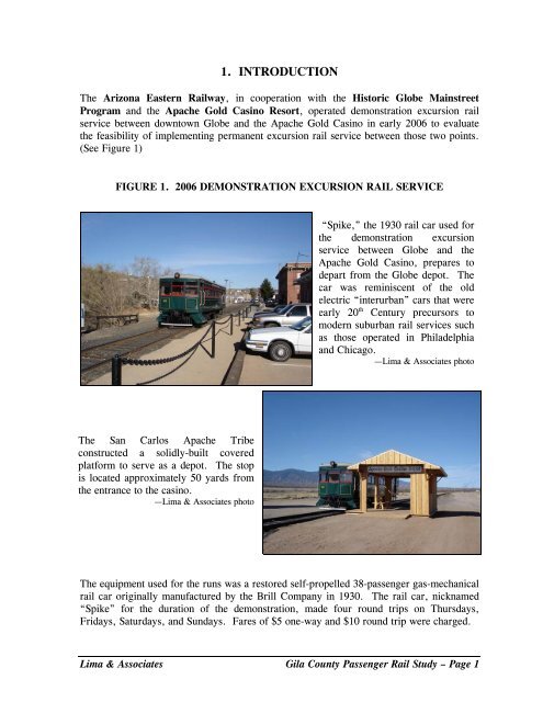 Rail Study - Gila County