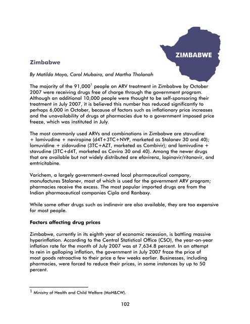 Missing the Target #5: Improving AIDS Drug Access ... - CD8 T cells