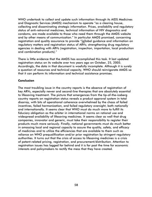 Missing the Target #5: Improving AIDS Drug Access ... - CD8 T cells