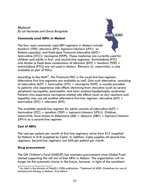 Missing the Target #5: Improving AIDS Drug Access ... - CD8 T cells