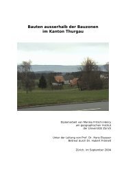 Bauten ausserhalb der Bauzonen im Kanton Thurgau - vlp-aspan