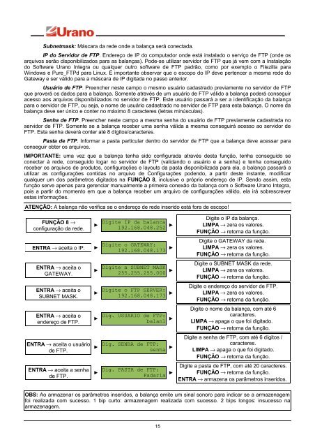 BALANÃA TOPMAX S TCP/IP - Wi-Fi - Urano