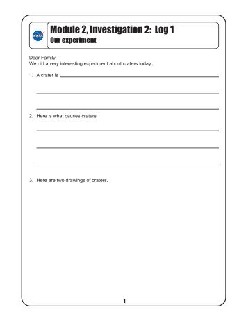 Module 2, Investigation 2: Log 1 - Mission Geography