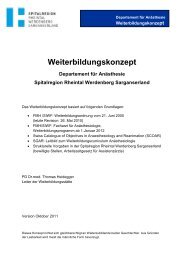 Weiterbildungskonzept - Spitalregion Rheintal Werdenberg ...