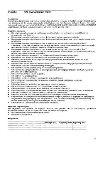 Begroting 2013 deel 2 - Openbaar Lichaam Bonaire
