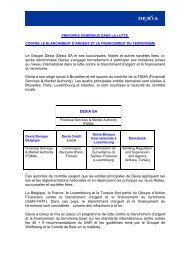 (Dexia SA et ses succursales, filiales et autres sociÃ©tÃ©s ... - Dexia.com