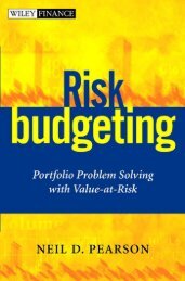 Portfolio Problem Solving with Value-at-Risk