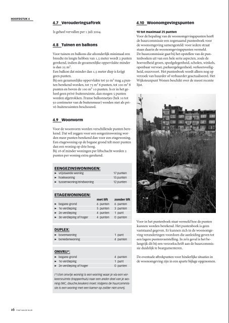 Punt van de huur 2010 (Wijksteunpunt Wonen Amsterdam brochure ...